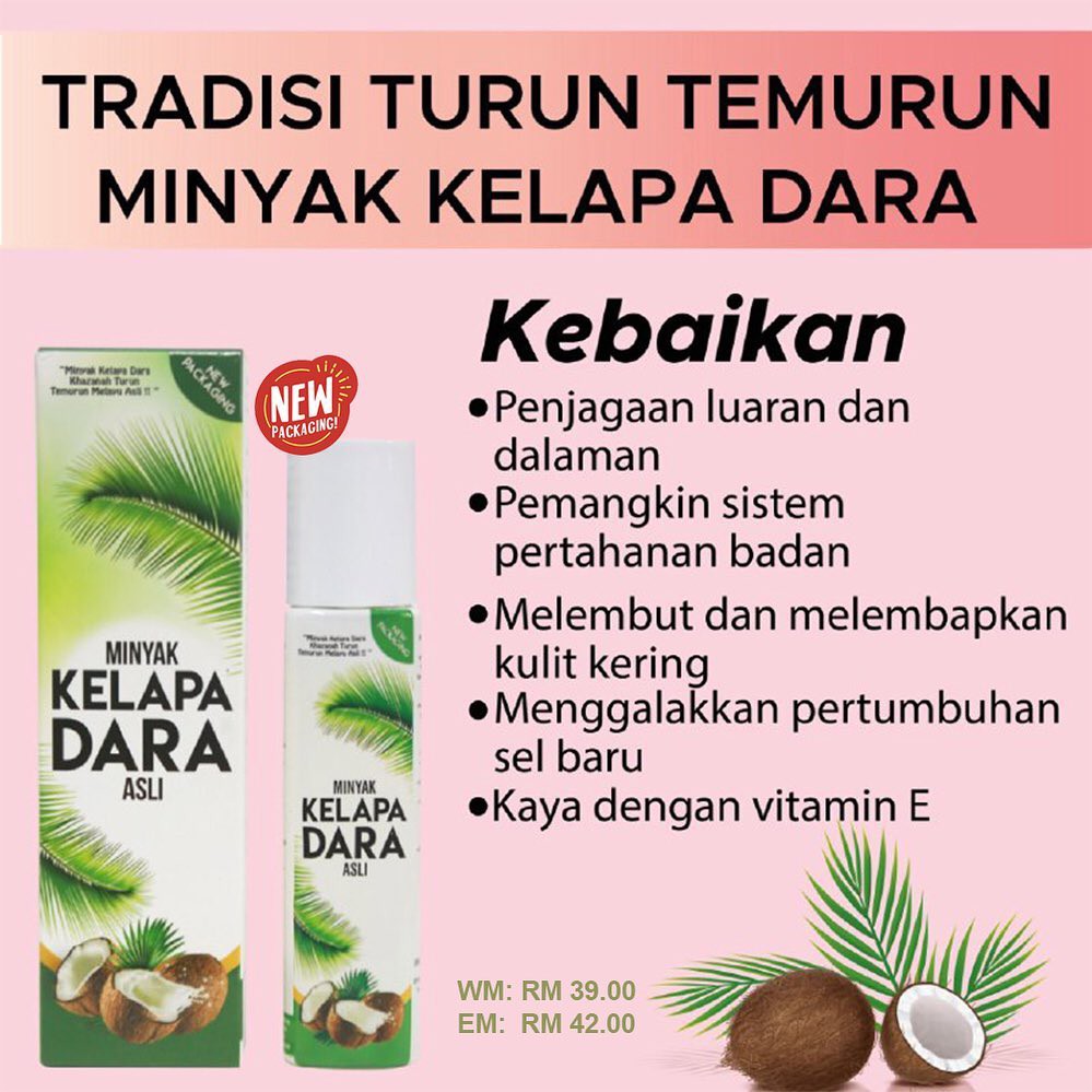 Dherbs Minyak Kelapa Dara Asli Singapore