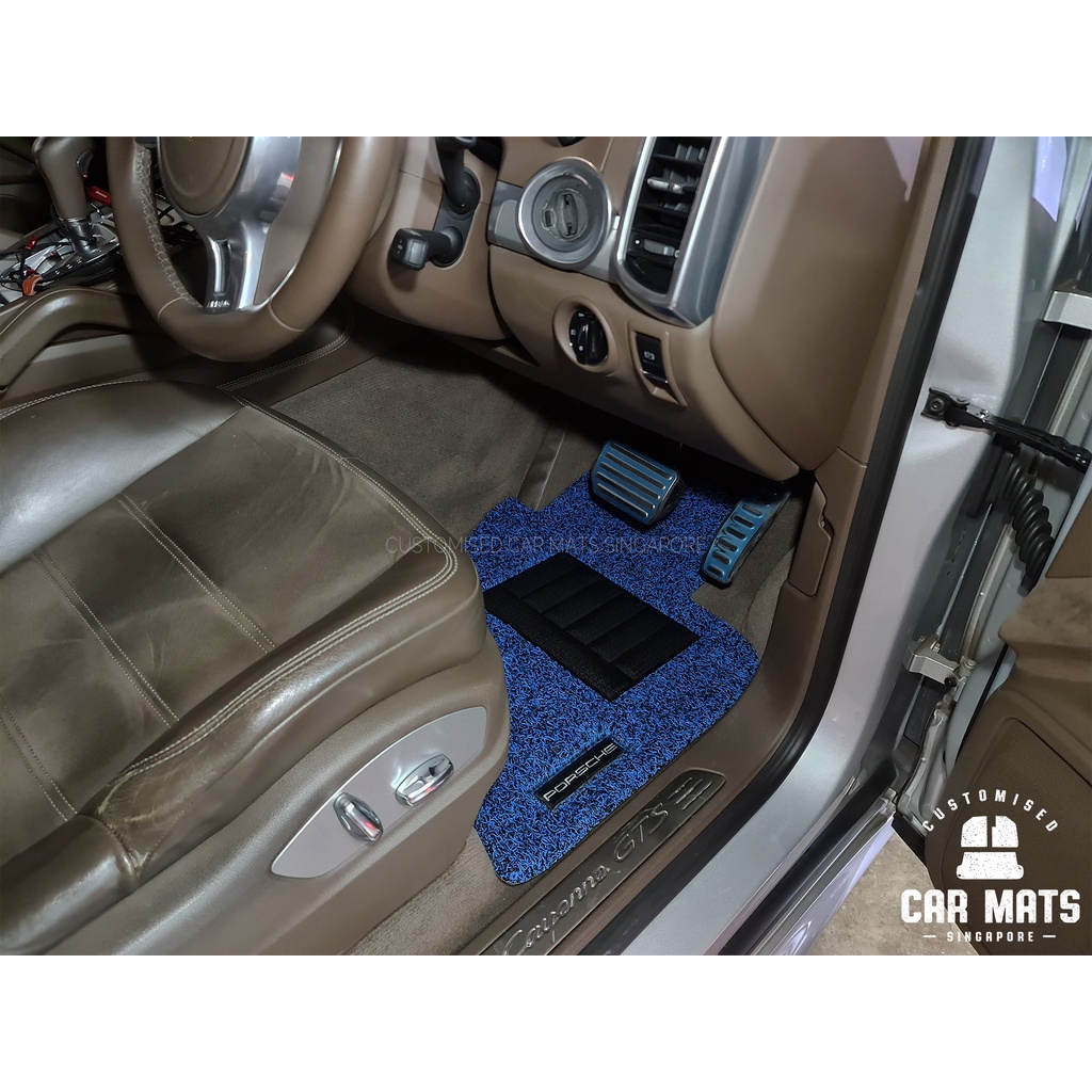 Porsche Cayenne (2011 to 2018) (2nd Generation) Basic Drips Car Mats - Floor Mat - Carpet - Car Mat