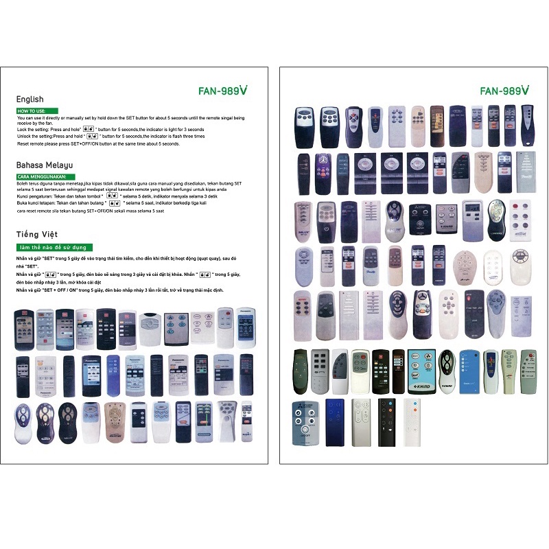 Local Seller Universal Fan Remote Replacement For Kdk Remote And Others Shopee Singapore