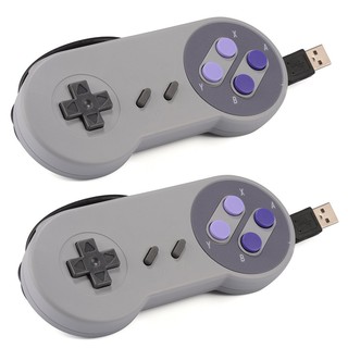 USB Game Controller, 2-Piece SNES Classic Controller Gamepad Joystick