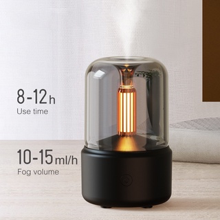 Candlelight Aroma Diffuser Portable 120ml Electric USB Air Humidifier Essential Oil Cool Mist Maker Fogger with LED Night Light #5