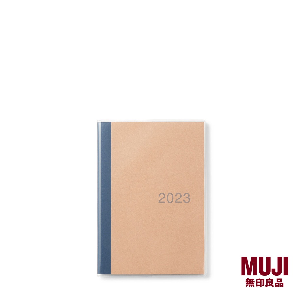 muji-kraft-weekly-planner-beige-starts-dec-2022-shopee-singapore