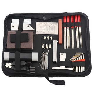 Guitar Repairing Maintenance ToolKit with Carry Bag Large Care Set of Tools For  Guitar  Ukulele Bass Banjo Gift for Music or String Instrument