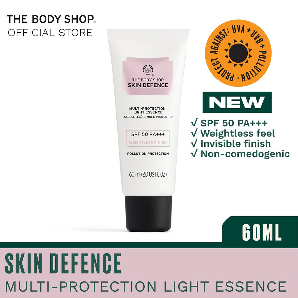 The Body Shop Skin Defence Multi-Protection Essence SPF 50+ PA++++ 60ML ...