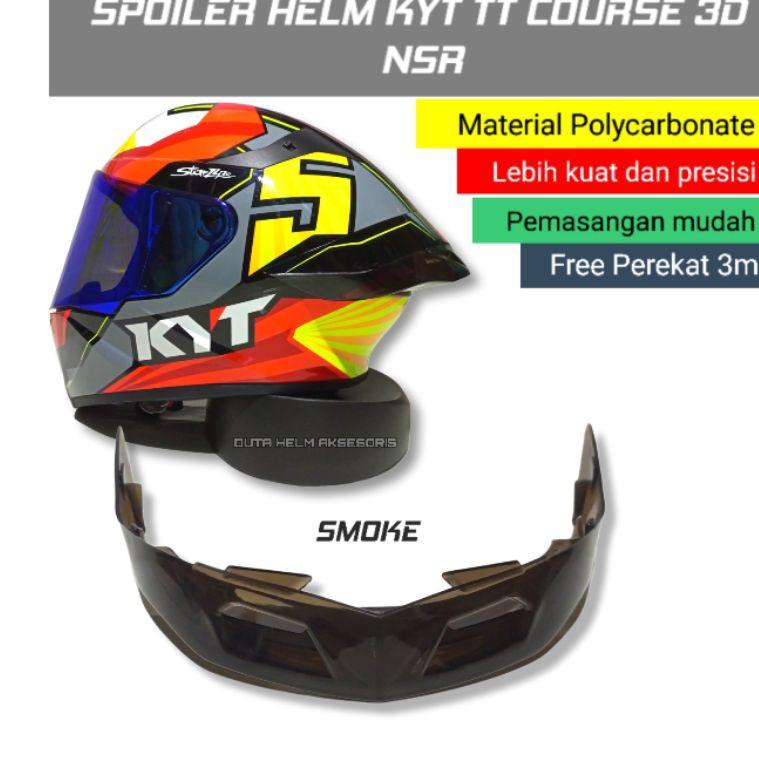 Spoiler Helmet Kyt Tt Course Kyt Nfj Nx race Nfr 3D Extension
