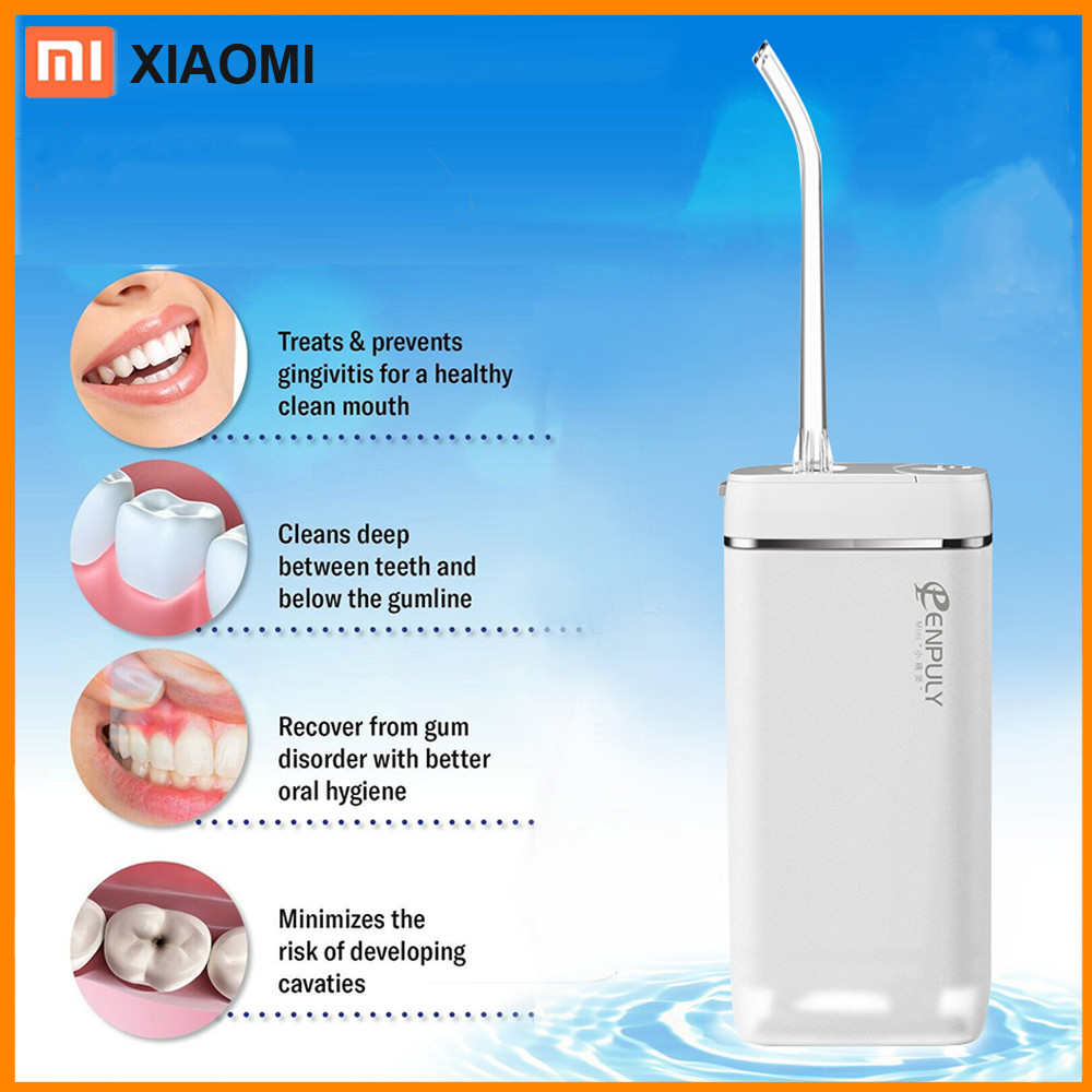 Enpuly Mini Oral Irrigator Dental Irrigator Teeth USB Ultrasonic Bucal