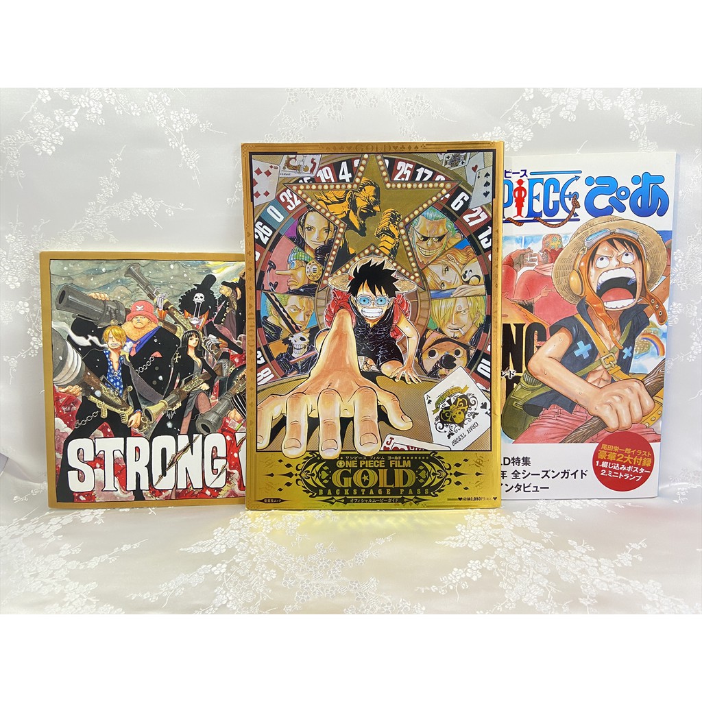 One Piece Film Gold Strong World Movie Art Book Eiichiro Oda Japan Jp C105 Shopee Singapore