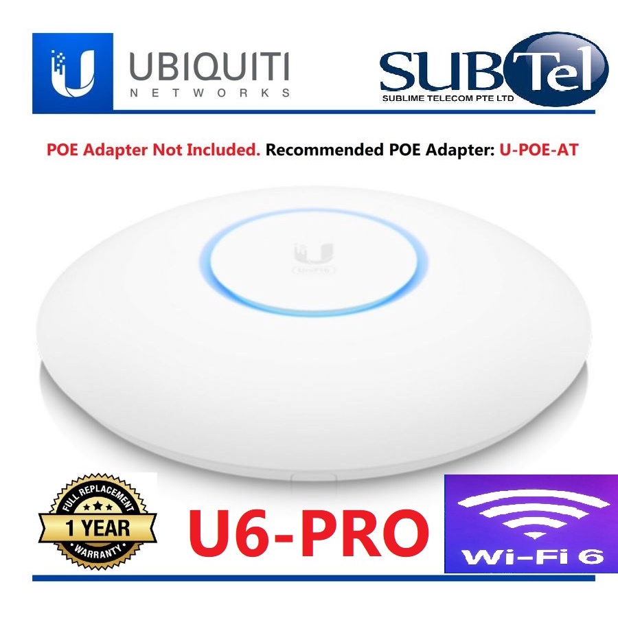 U6-PRO Ubiquiti Unifi WiFi 6 AP PRO Access Point UBNT | Shopee Singapore