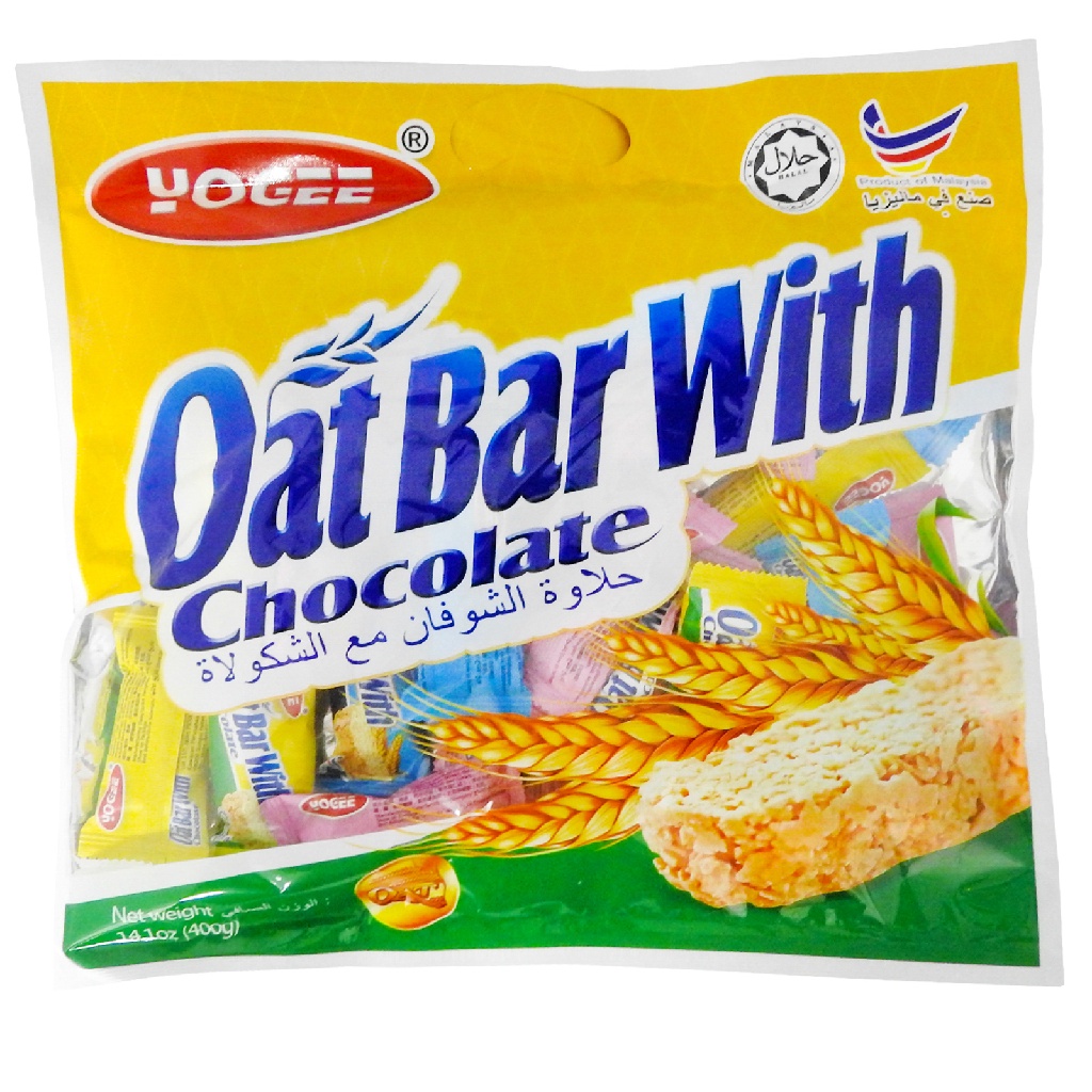 YOGEE OAT BAR WITH CHOCOLATE FLAVOUR 200G/400G Shopee Singapore