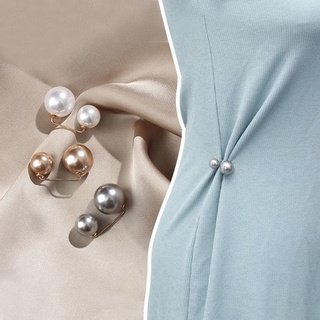 Image of thu nhỏ Clothes Buckle Pants Waist Button Pearl Brooch Anti-glare Pin for Clothes Dress Pants #0