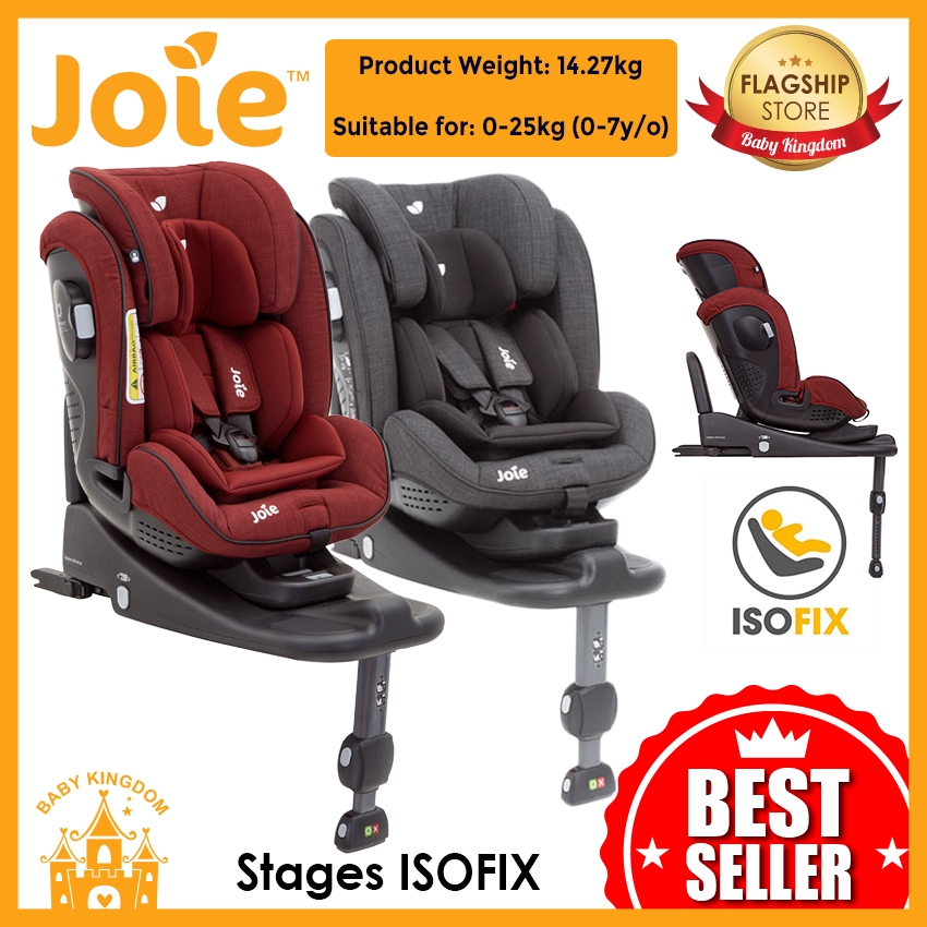 joie stages isofix pavement