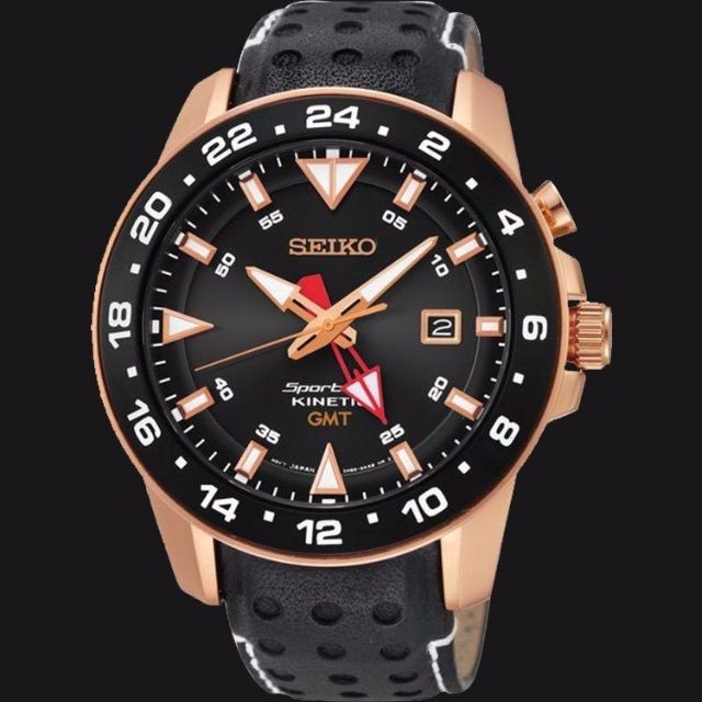 seiko sportura rose gold