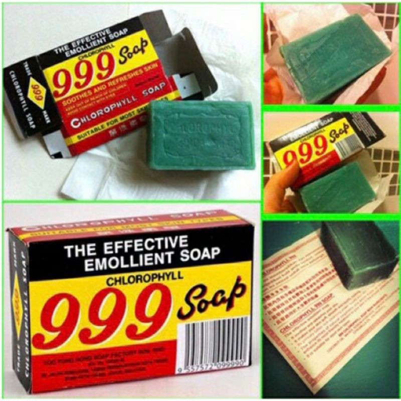 Emollient Chlorophyll 999 Soap 90g Sabun Mandi Body Bath Soap 叶绿素香皂 Shopee Singapore