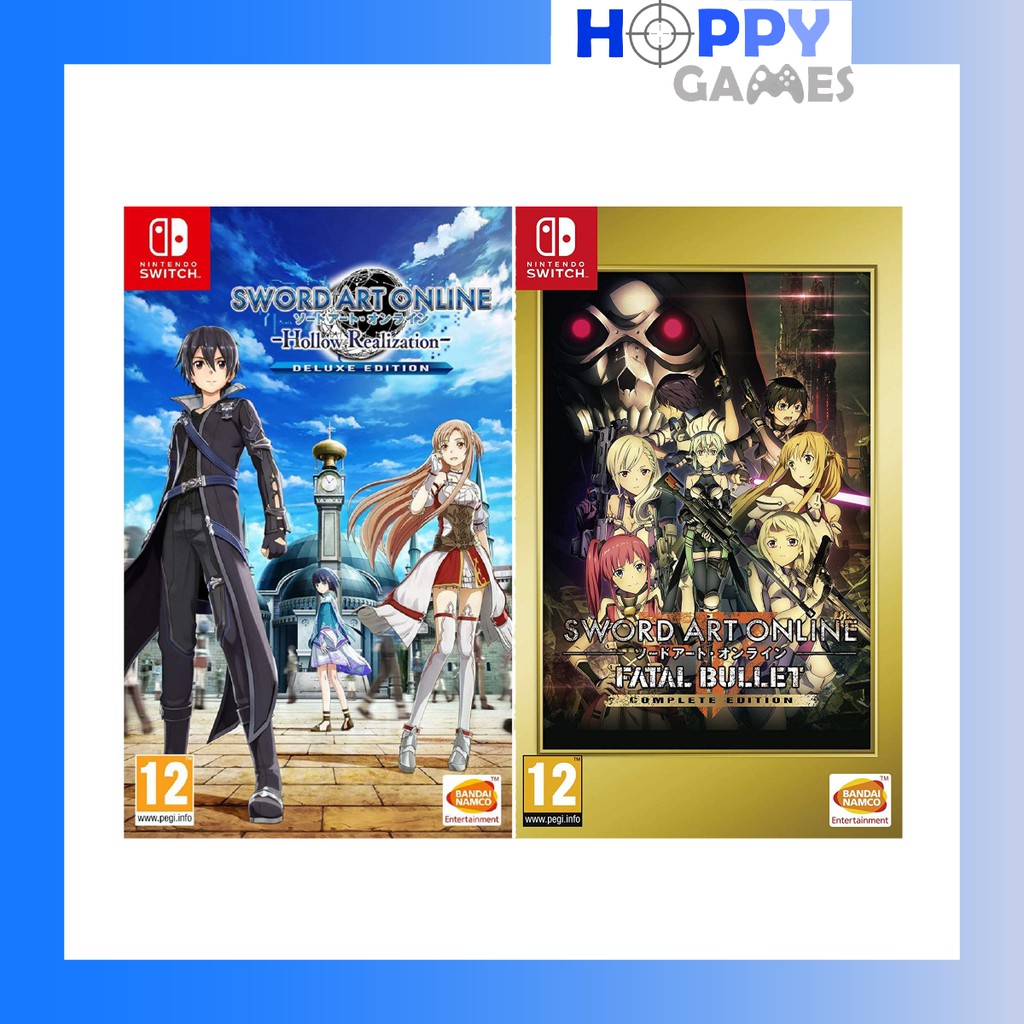 Choose Option Sao Hollow Realization Deluxe Edition Fatal Bullet Complete Edition Nintendo Switch Sword Art Online Eu Shopee Singapore