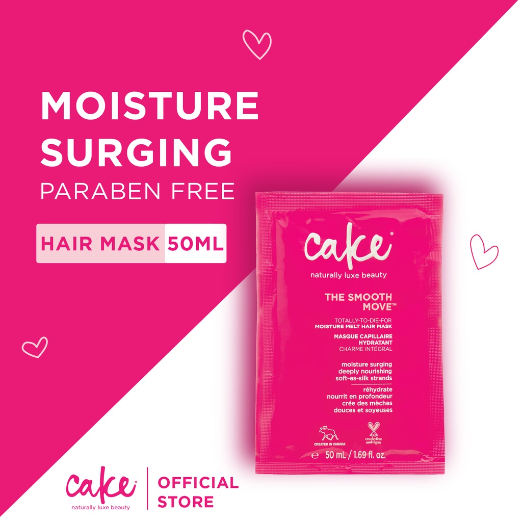 Cake Beauty The Smooth Move Moisture Melt Hair Mask 50ml Shopee Singapore