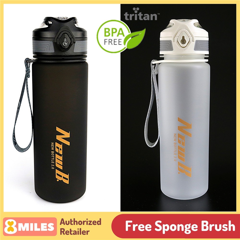 [Free Sponge Brush] Sports Water Bottle Upstyle 500ml / 650ml / 1L BPA ...