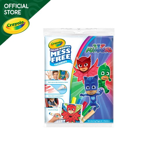 Crayola Color Wonder Mess Free Coloring Pad And Markers Pj Masks