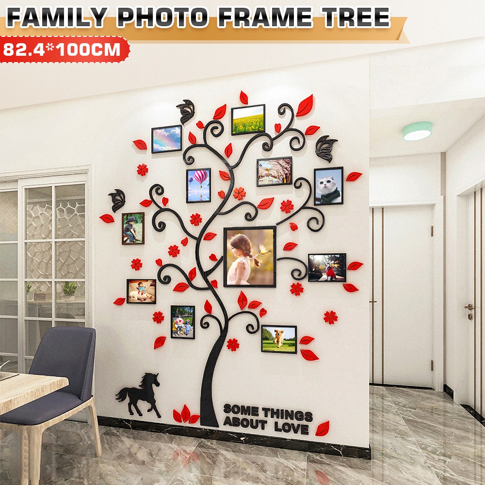 Details about   DIY Tree Photo Wall Family Frame Removable Pictures Hanging Room Sticker 