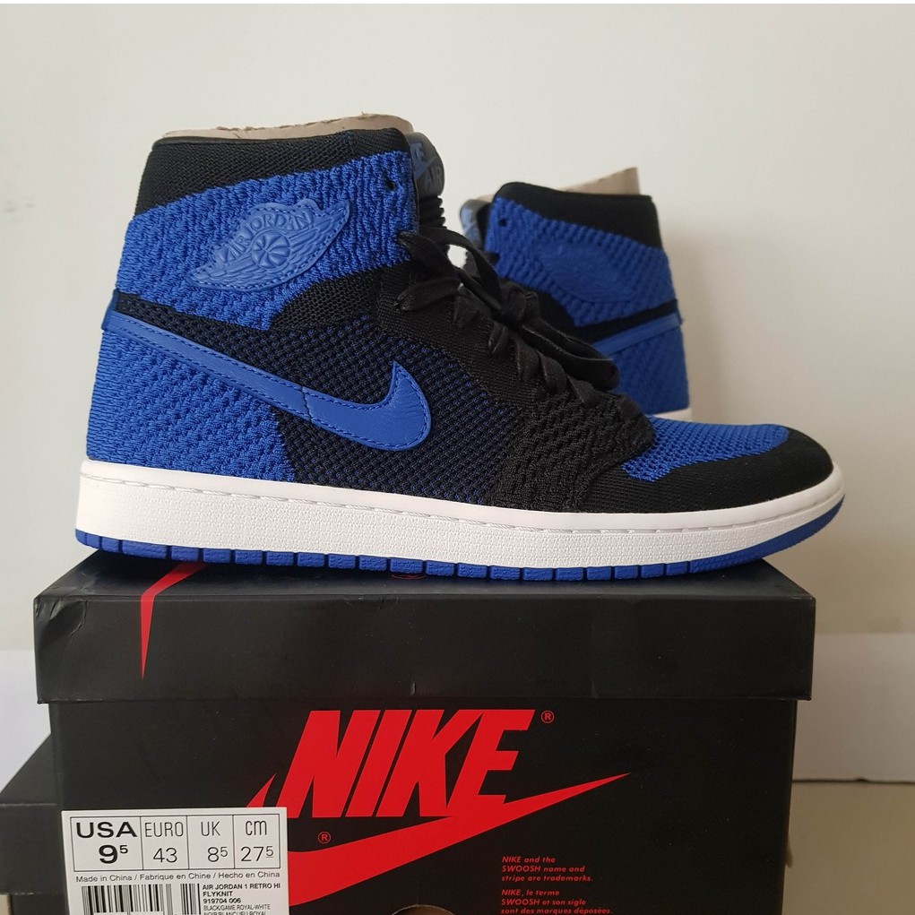 air jordan 1 retro high og flyknit royal