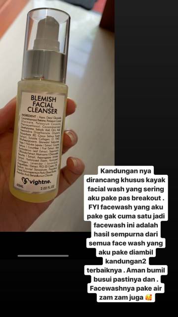 blemish facial cleanser