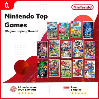 Nintendo Switch Games / Best Games Collection / Pokemon / Mario