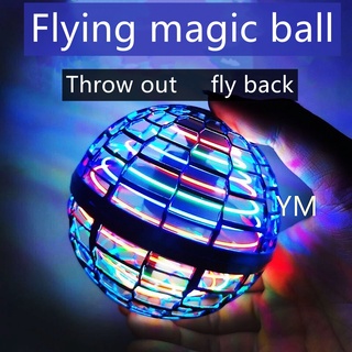 Ready Stock BTS Flying Orb Toys with 360° Rotating Flynova Pro UFO Flying Toy Built-in RGB-LED Glow Boomerang Fly Orb Birthday Gift
