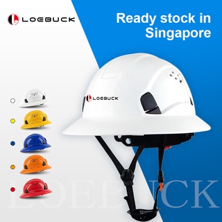 LOEBUCK Safety helmet engineering site construction labor protection anti smash leader electrician national standard helmet plus gm732
