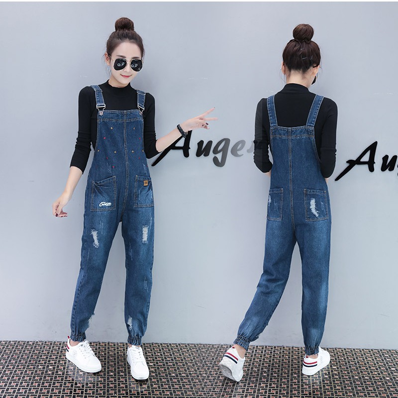 denim overall jeans