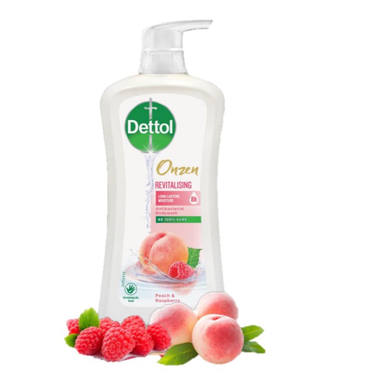 Dettol Onzen Revitalising Peach & Raspberry Body Wash 950G Shopee