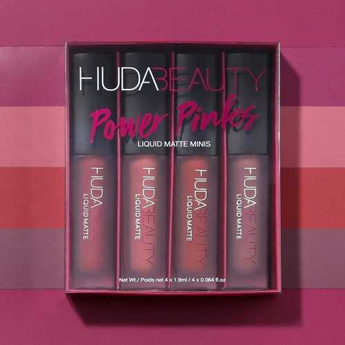 huda beauty mini matte lipstick set