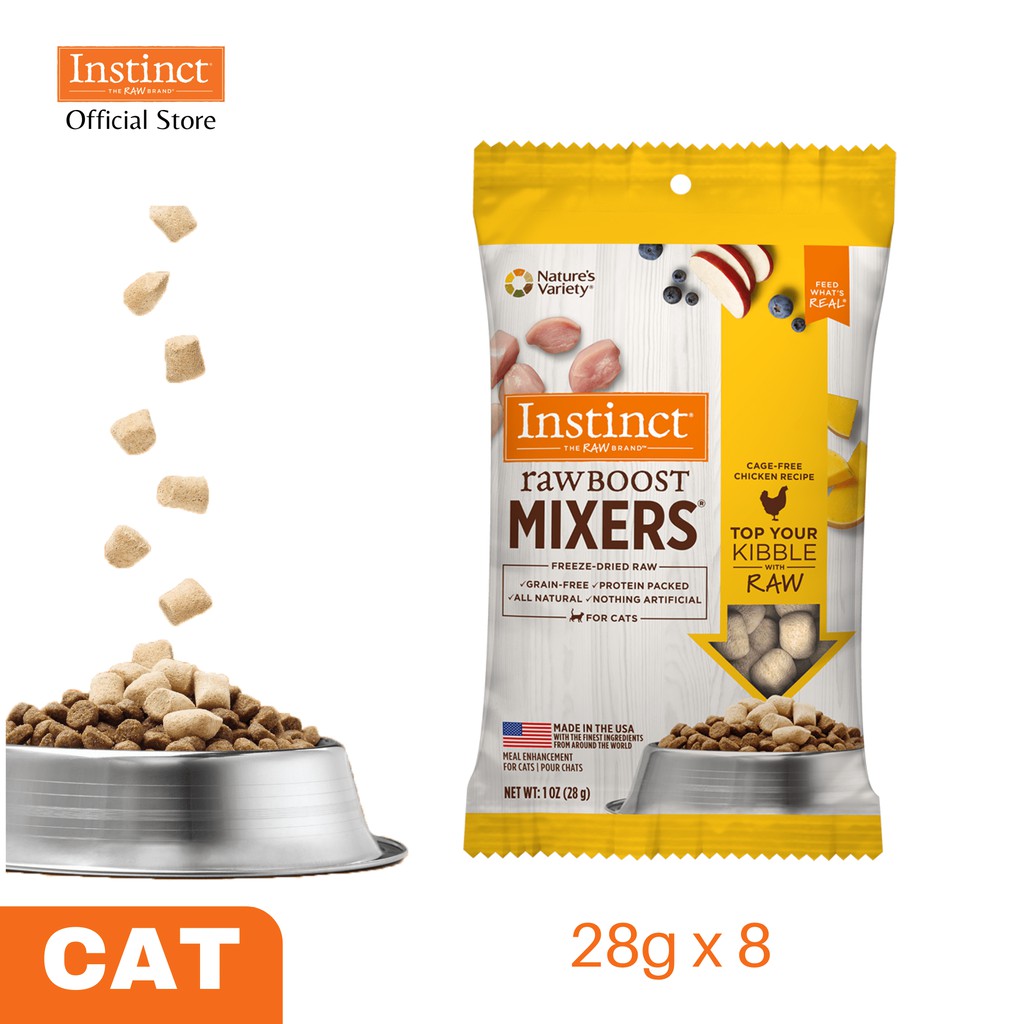instinct raw boost mixers