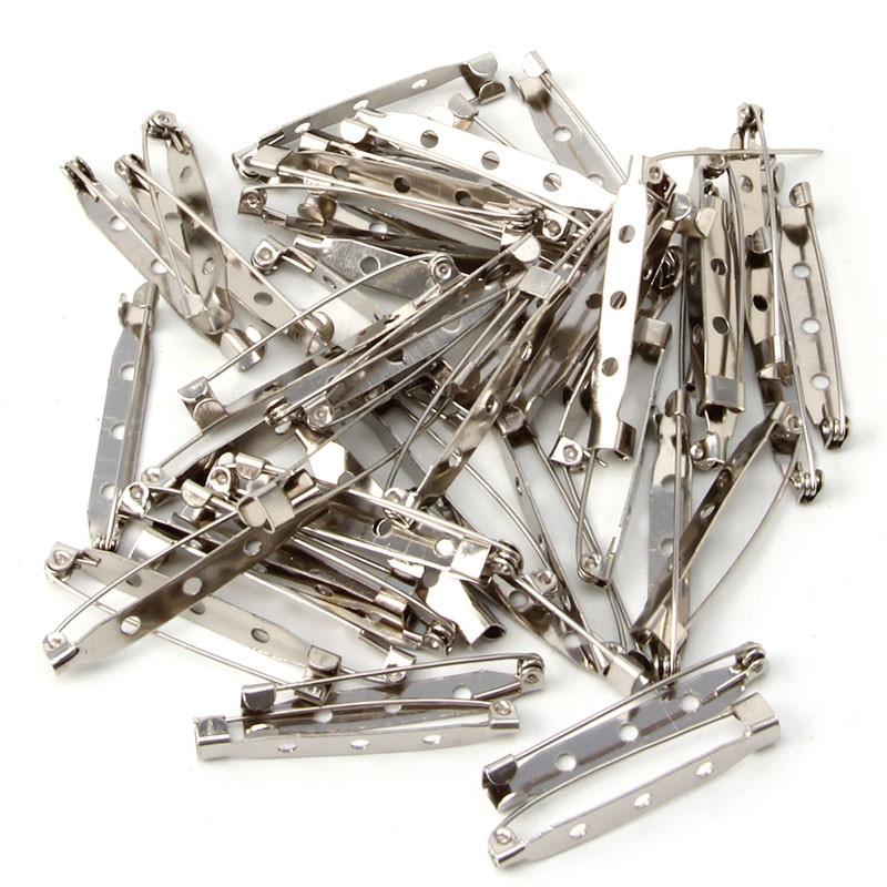Image of  50PCS Brooch Clip Base Pins Accessories Jewelry Decorative Ally 15 To 40mm #0