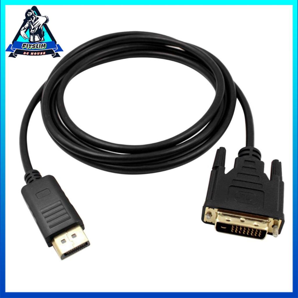 Instock Displayport Dp To Dvi Cable Adapter Male To Male 1080p Hd Dp To Dvi Converter Shopee Singapore