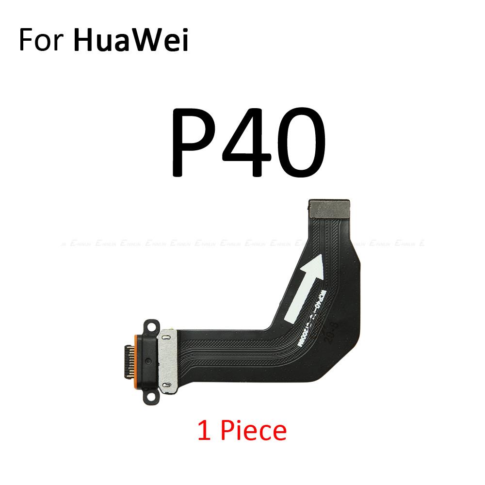 USB Charging Charger Dock Port Board With Microphone Mic Flex Cable For HuaWei P30 P40 Pro Lite E 5G Plus