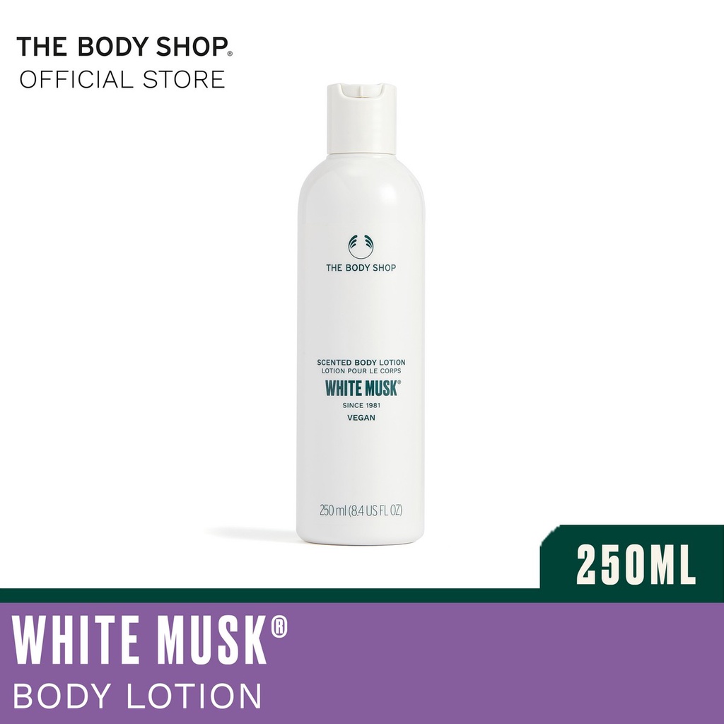 The Body Shop White Musk Body Lotion 250ML Shopee Singapore