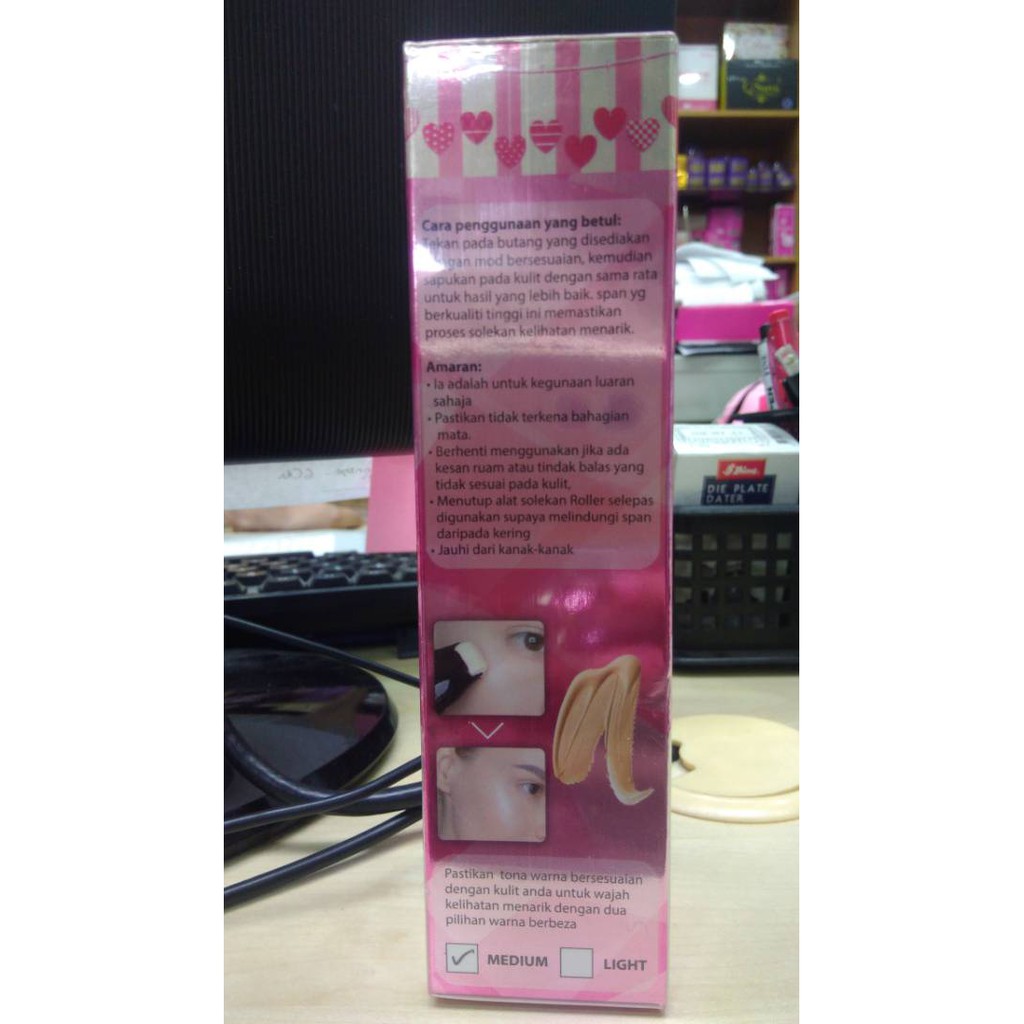 Diamond Foundation Roll On D Herbs Shopee Singapore