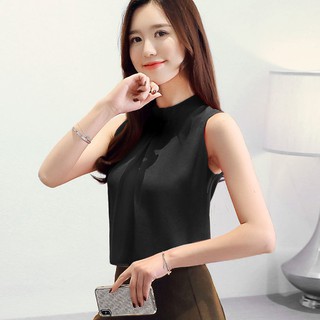 Produk Baru Baju Putih Tanpa Lengan Wanita Korea Slim OL Produk Baru Baju Putih Tanpa Lengan Wanita Korea Slim OL