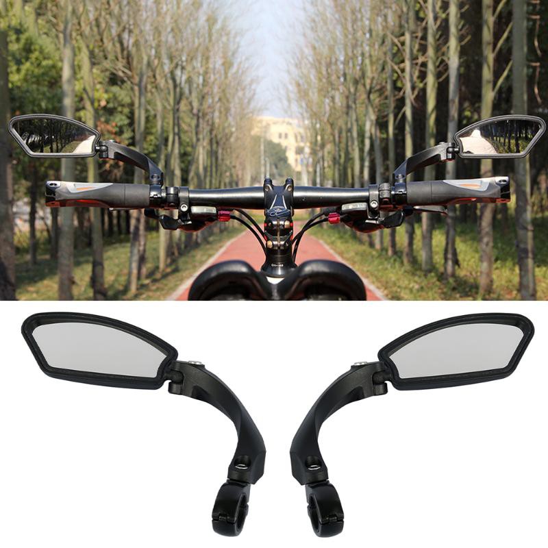 Bicycle Stainless Steel Lens Mirror MTB Handlebar Side Safety Rear ...