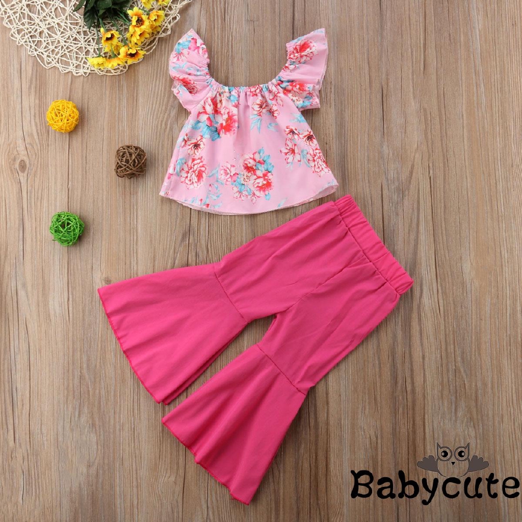 B Bnew Fashion Cute Toddler Kids Baby Girls Off Shoulder Top - csg pants roblox