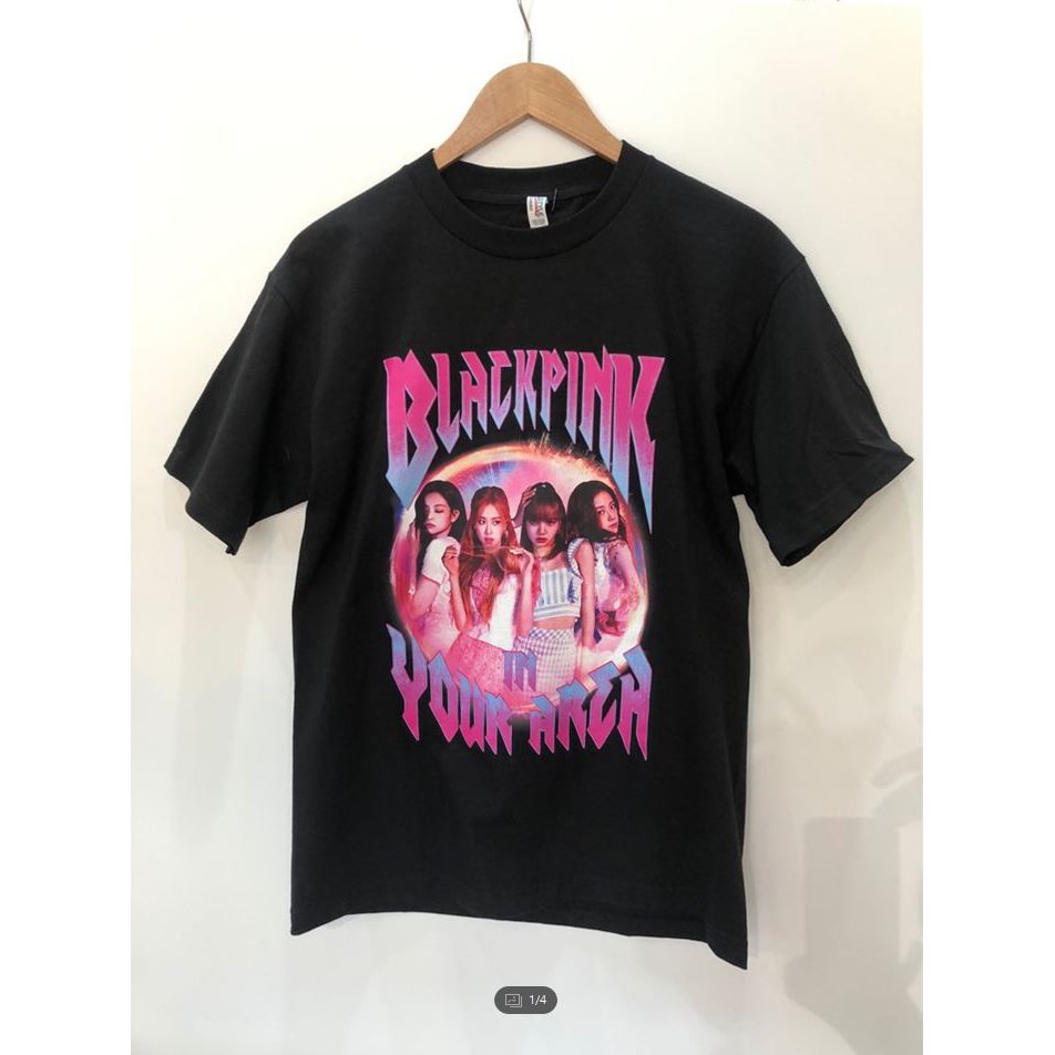 Official Goods Blackpink Chapter1 T Shirts Design5 Black Shopee Singapore