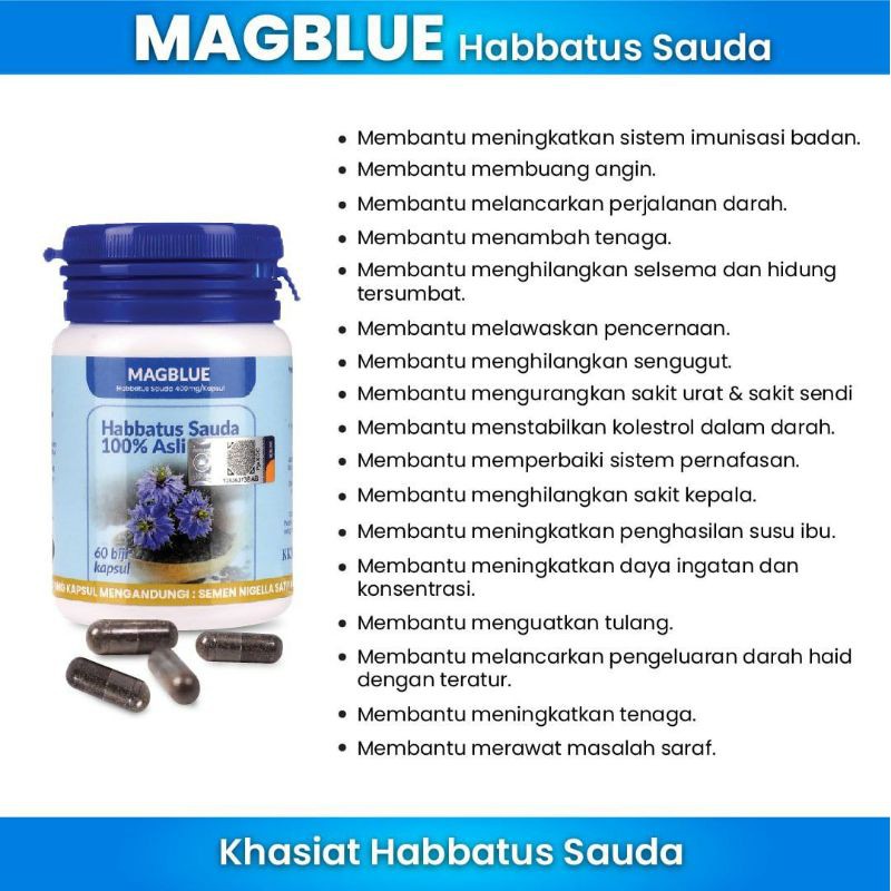 Habbatus sauda magic blue