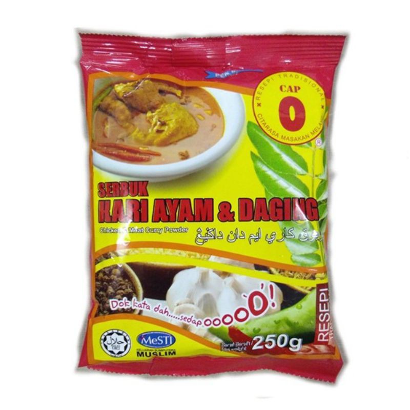 Rempah Cap O 250gm Kari Ayam Dagging Ready Stock Shopee Singapore