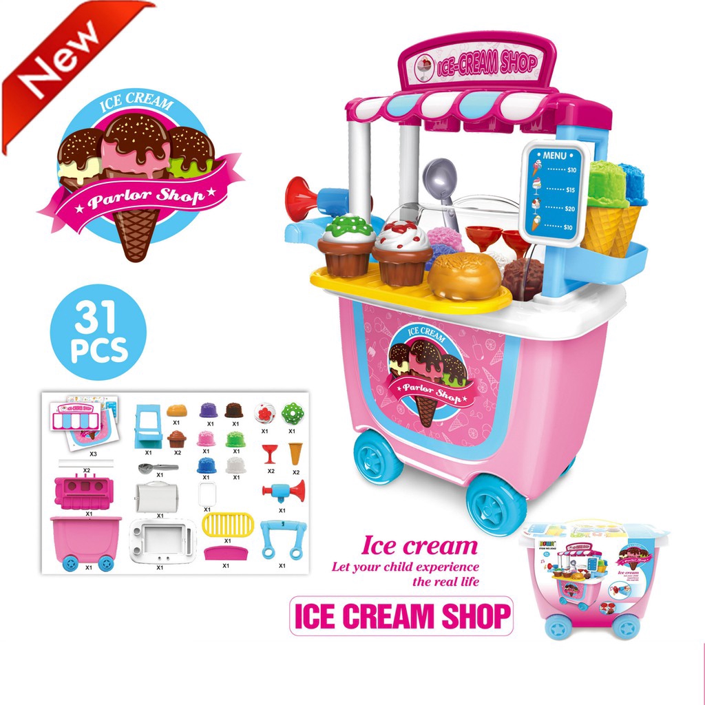 ice cream play cart