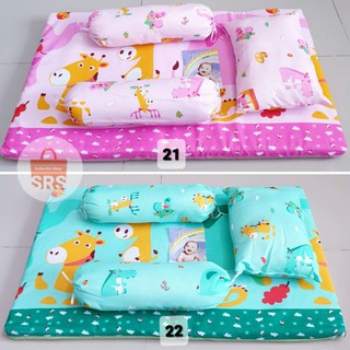Jessi Baby Mattress Set/Set (1 Mattress+1 Pillow+2 Bolsters) Baby Mattress/Baby Bed