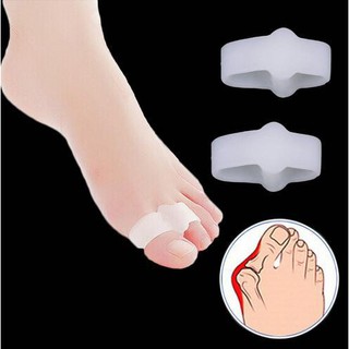 Image of One Pair Silicone Gel Bunion Corrector Toe Separator Spreader Pain Relief