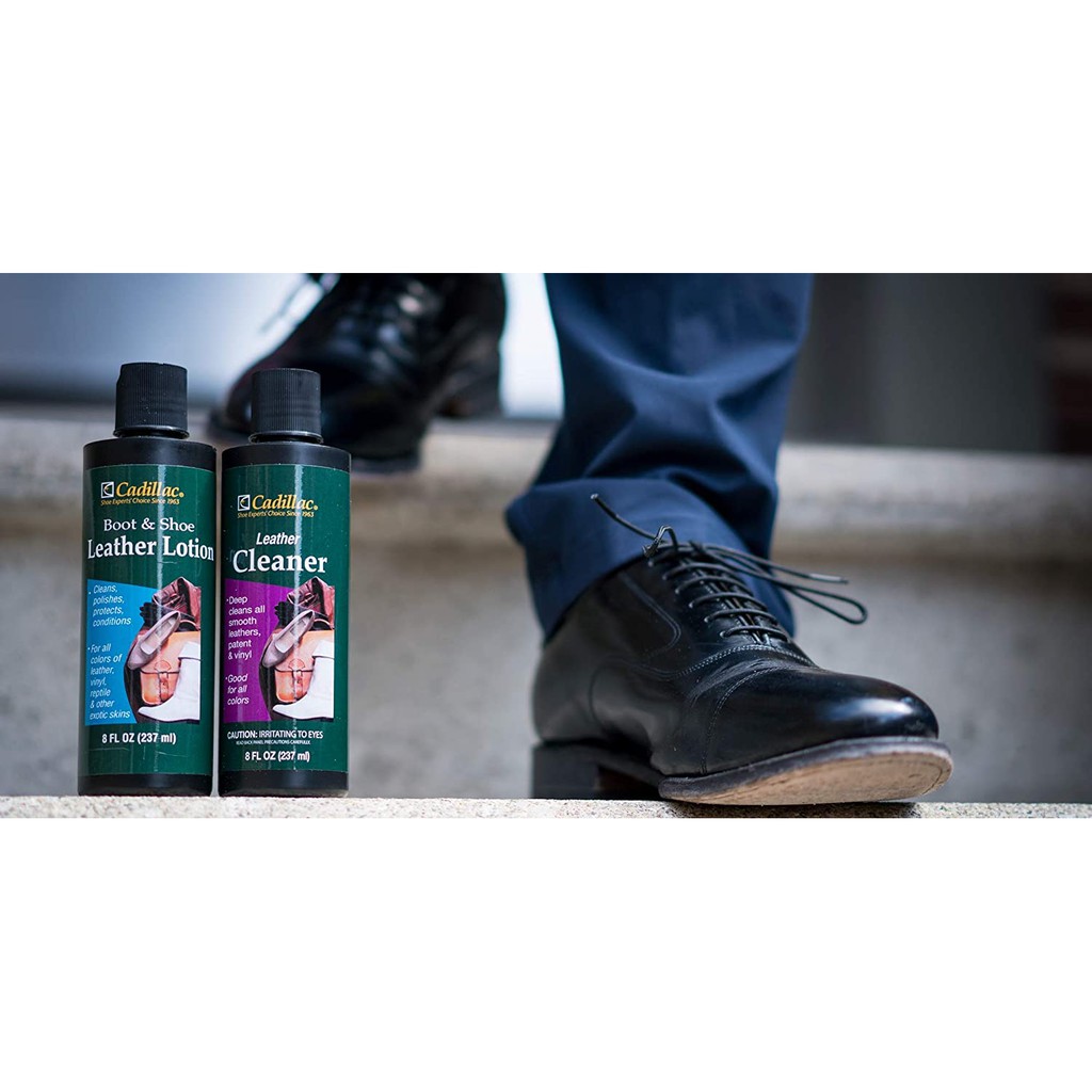 cadillac boot & shoe care leather conditioner