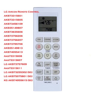 Lg Aircon Remote Control Akb73315601 Akb73255302 Auuq36gh1 Shopee Singapore