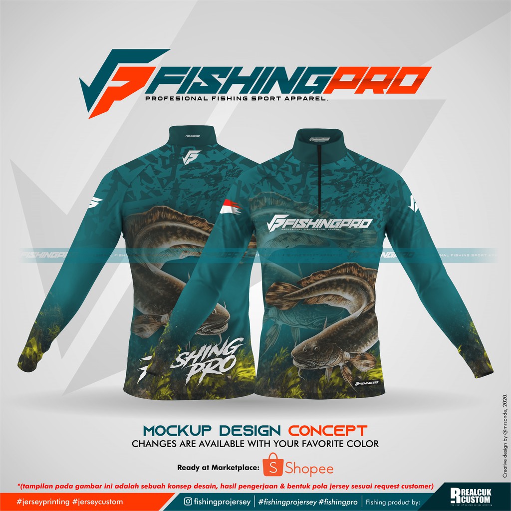 Download Hayu Hayu Ready Asha 93 Jersey Fishing Printing Catfish Printing 124 Micro Uv Shopee Singapore