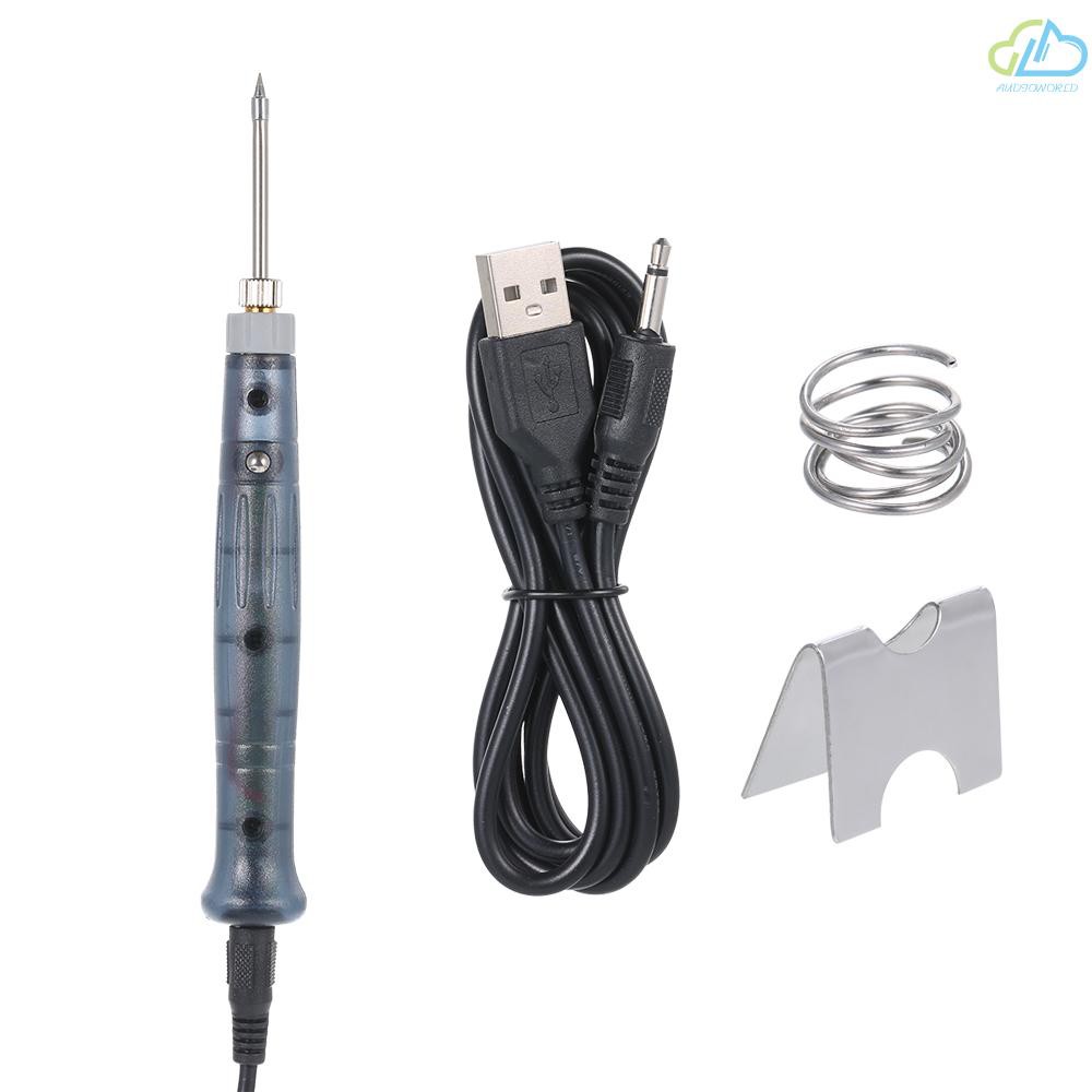☁USB Powered Electric Soldering Iron Mini Portable Solder Pen Welding