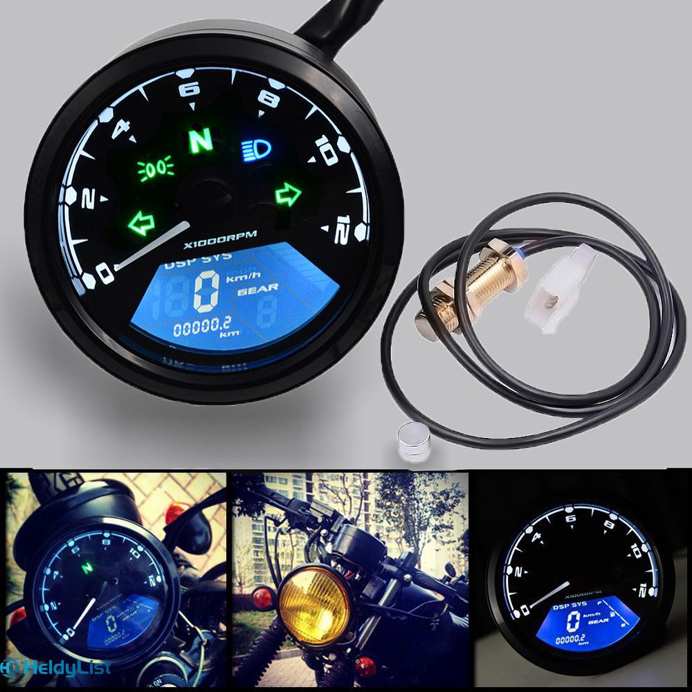 universal motorcycle digital speedometer